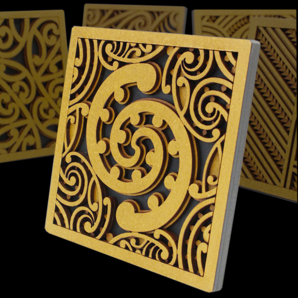 Kowhaiwhai Tile Art by Mike Carlton